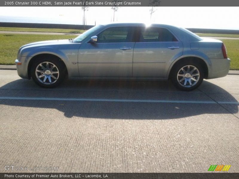 Satin Jade Pearl / Dark Slate Gray/Light Graystone 2005 Chrysler 300 C HEMI