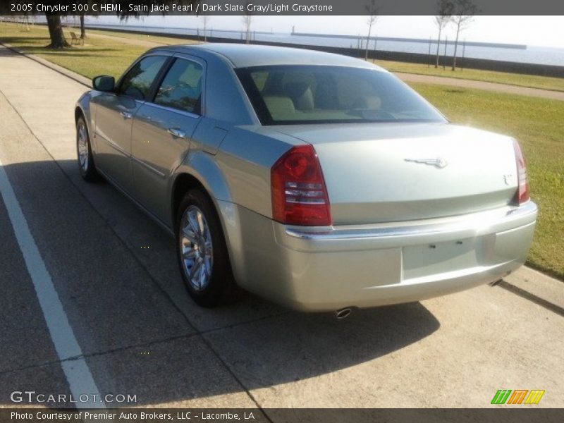 Satin Jade Pearl / Dark Slate Gray/Light Graystone 2005 Chrysler 300 C HEMI