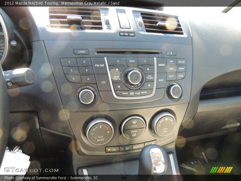 Metropolitan Gray Metallic / Sand 2012 Mazda MAZDA5 Touring