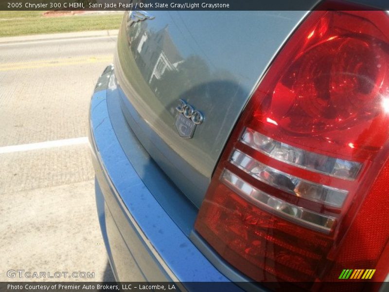 Satin Jade Pearl / Dark Slate Gray/Light Graystone 2005 Chrysler 300 C HEMI