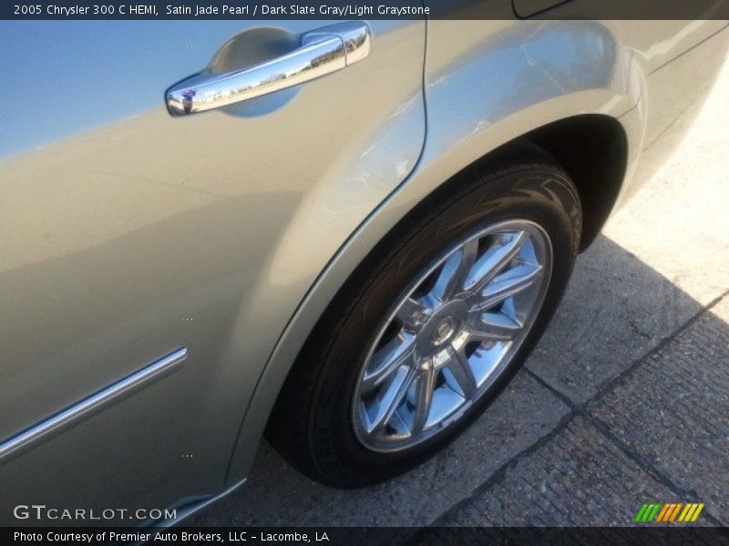 Satin Jade Pearl / Dark Slate Gray/Light Graystone 2005 Chrysler 300 C HEMI