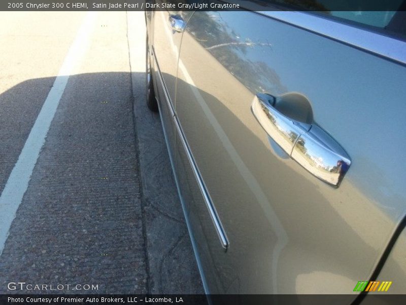 Satin Jade Pearl / Dark Slate Gray/Light Graystone 2005 Chrysler 300 C HEMI