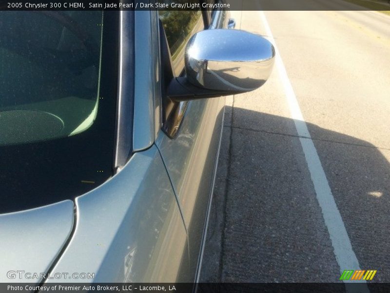 Satin Jade Pearl / Dark Slate Gray/Light Graystone 2005 Chrysler 300 C HEMI