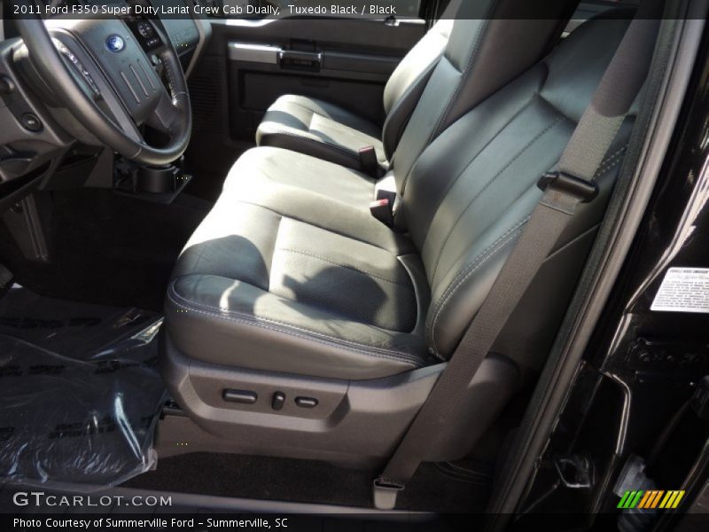 Front Seat of 2011 F350 Super Duty Lariat Crew Cab Dually