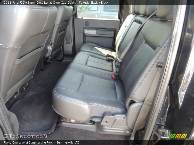 Rear Seat of 2011 F350 Super Duty Lariat Crew Cab Dually