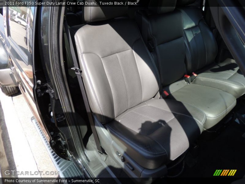 Tuxedo Black / Black 2011 Ford F350 Super Duty Lariat Crew Cab Dually