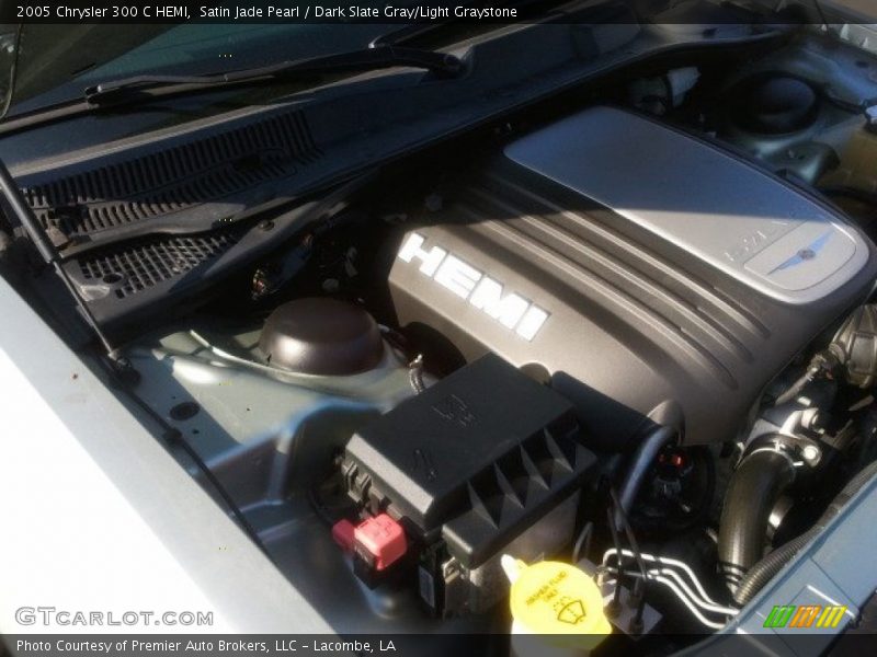 Satin Jade Pearl / Dark Slate Gray/Light Graystone 2005 Chrysler 300 C HEMI