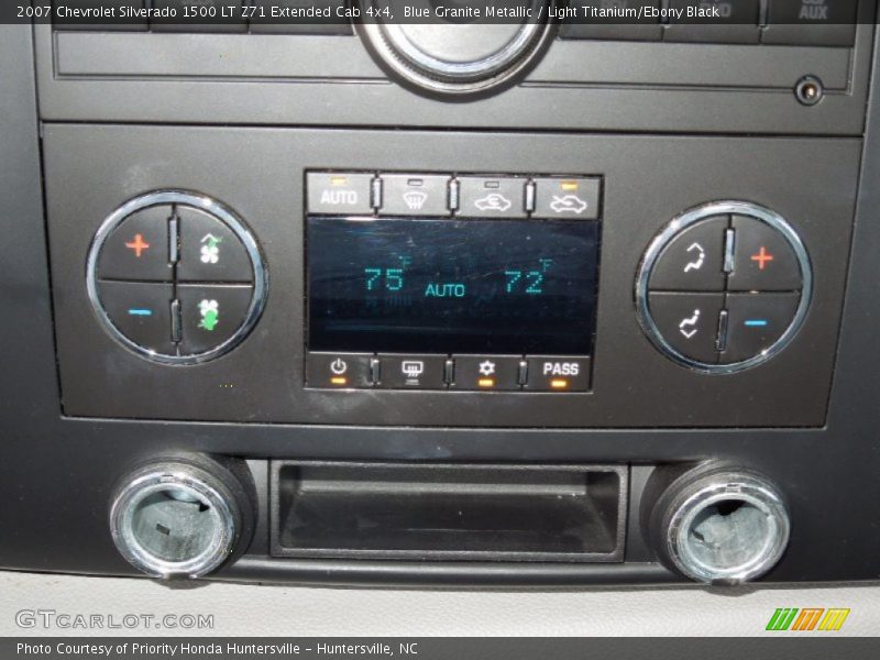 Blue Granite Metallic / Light Titanium/Ebony Black 2007 Chevrolet Silverado 1500 LT Z71 Extended Cab 4x4