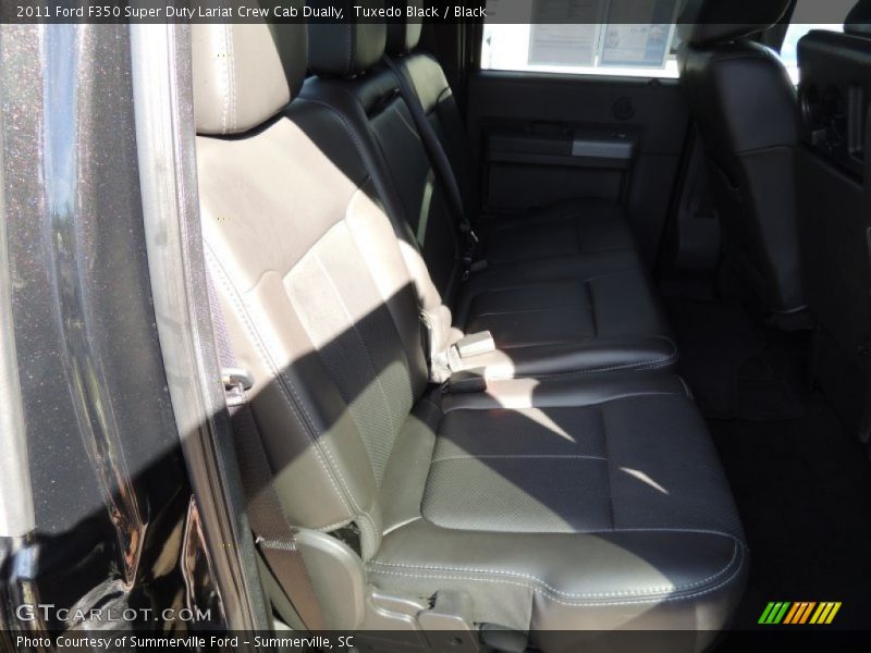 Tuxedo Black / Black 2011 Ford F350 Super Duty Lariat Crew Cab Dually