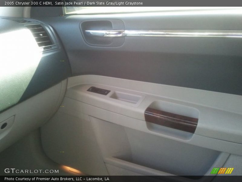 Satin Jade Pearl / Dark Slate Gray/Light Graystone 2005 Chrysler 300 C HEMI