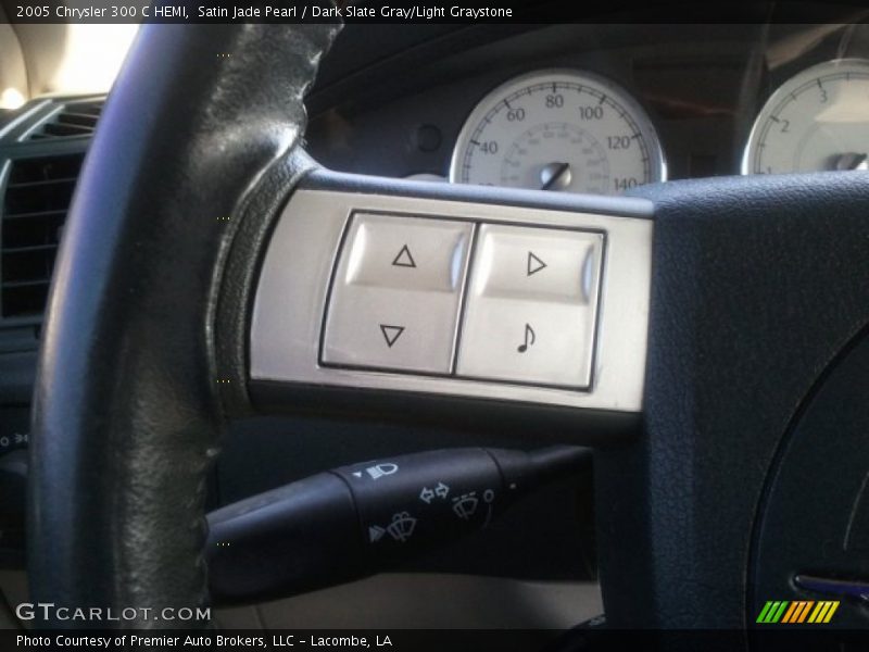Satin Jade Pearl / Dark Slate Gray/Light Graystone 2005 Chrysler 300 C HEMI
