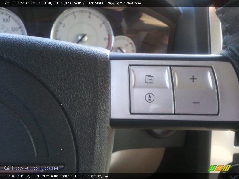 Satin Jade Pearl / Dark Slate Gray/Light Graystone 2005 Chrysler 300 C HEMI