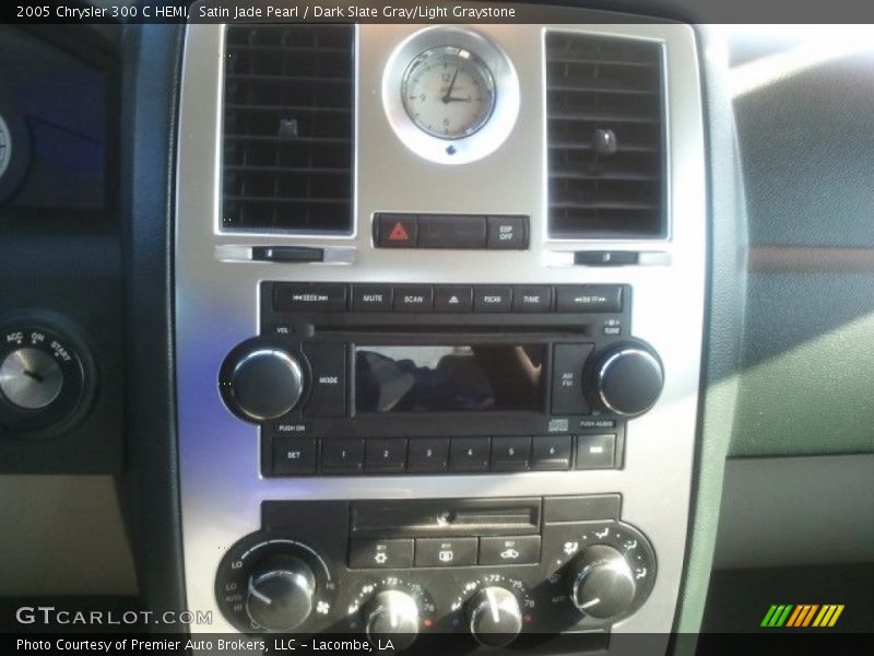 Satin Jade Pearl / Dark Slate Gray/Light Graystone 2005 Chrysler 300 C HEMI