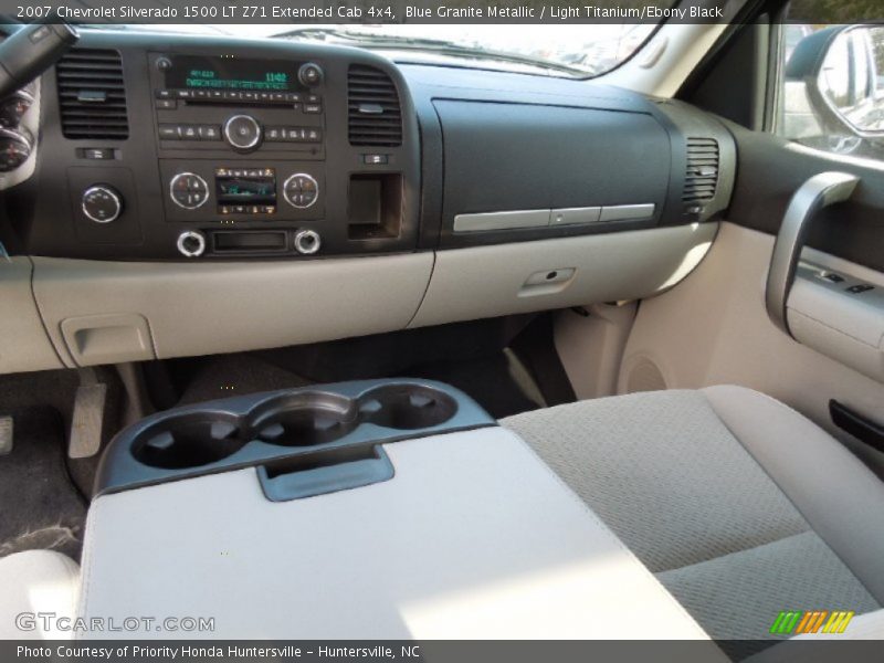 Blue Granite Metallic / Light Titanium/Ebony Black 2007 Chevrolet Silverado 1500 LT Z71 Extended Cab 4x4