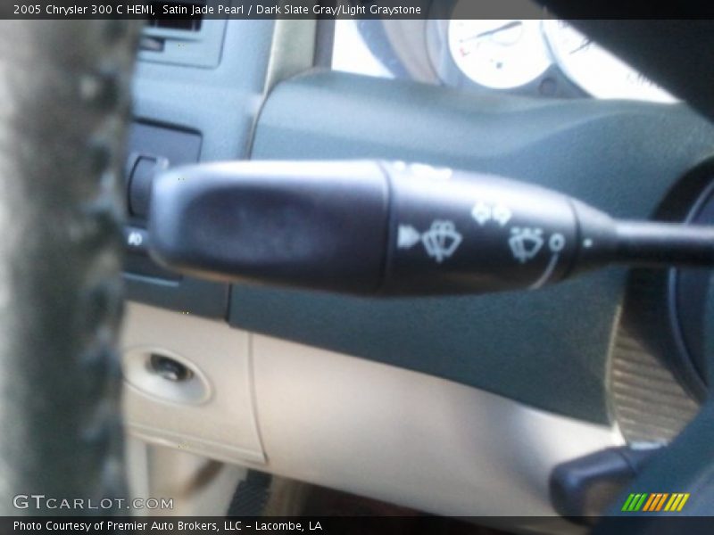 Satin Jade Pearl / Dark Slate Gray/Light Graystone 2005 Chrysler 300 C HEMI