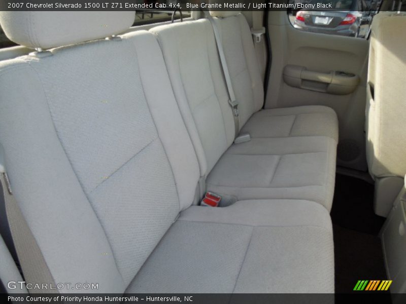 Blue Granite Metallic / Light Titanium/Ebony Black 2007 Chevrolet Silverado 1500 LT Z71 Extended Cab 4x4