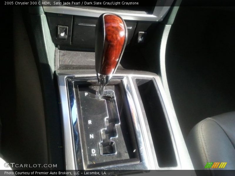 Satin Jade Pearl / Dark Slate Gray/Light Graystone 2005 Chrysler 300 C HEMI