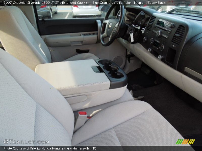 Blue Granite Metallic / Light Titanium/Ebony Black 2007 Chevrolet Silverado 1500 LT Z71 Extended Cab 4x4