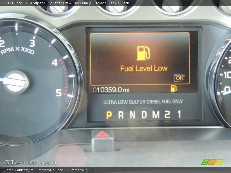 Tuxedo Black / Black 2011 Ford F350 Super Duty Lariat Crew Cab Dually
