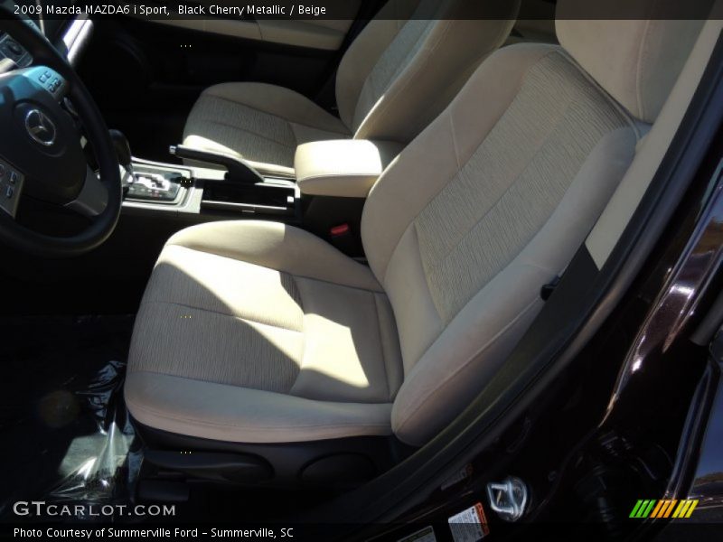 Black Cherry Metallic / Beige 2009 Mazda MAZDA6 i Sport