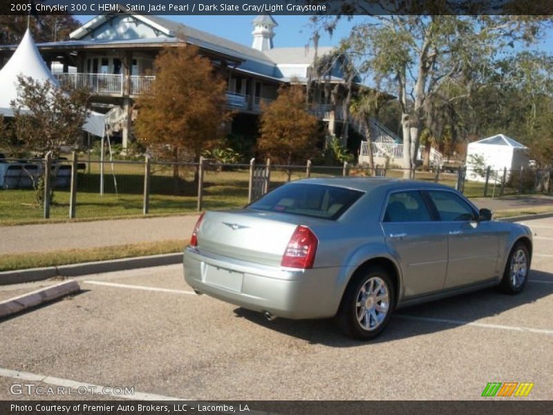 Satin Jade Pearl / Dark Slate Gray/Light Graystone 2005 Chrysler 300 C HEMI