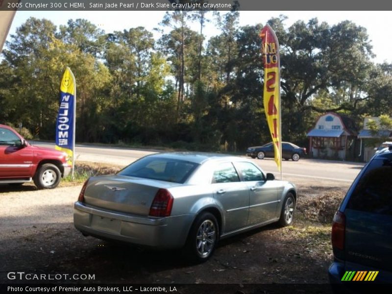 Satin Jade Pearl / Dark Slate Gray/Light Graystone 2005 Chrysler 300 C HEMI