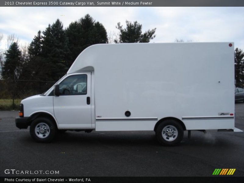  2013 Express 3500 Cutaway Cargo Van Summit White