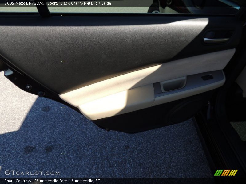 Black Cherry Metallic / Beige 2009 Mazda MAZDA6 i Sport