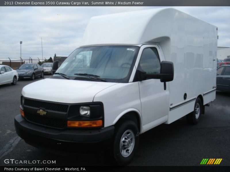 Front 3/4 View of 2013 Express 3500 Cutaway Cargo Van