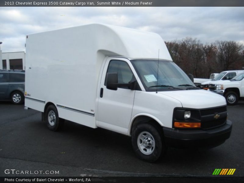Front 3/4 View of 2013 Express 3500 Cutaway Cargo Van