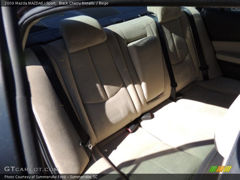 Black Cherry Metallic / Beige 2009 Mazda MAZDA6 i Sport