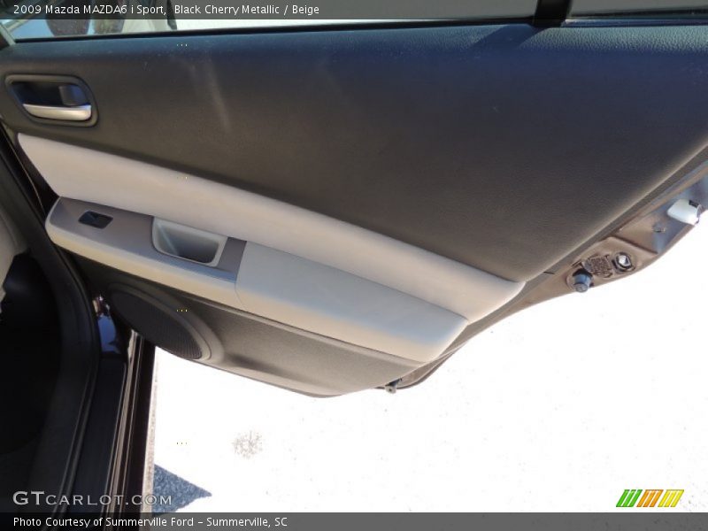 Black Cherry Metallic / Beige 2009 Mazda MAZDA6 i Sport