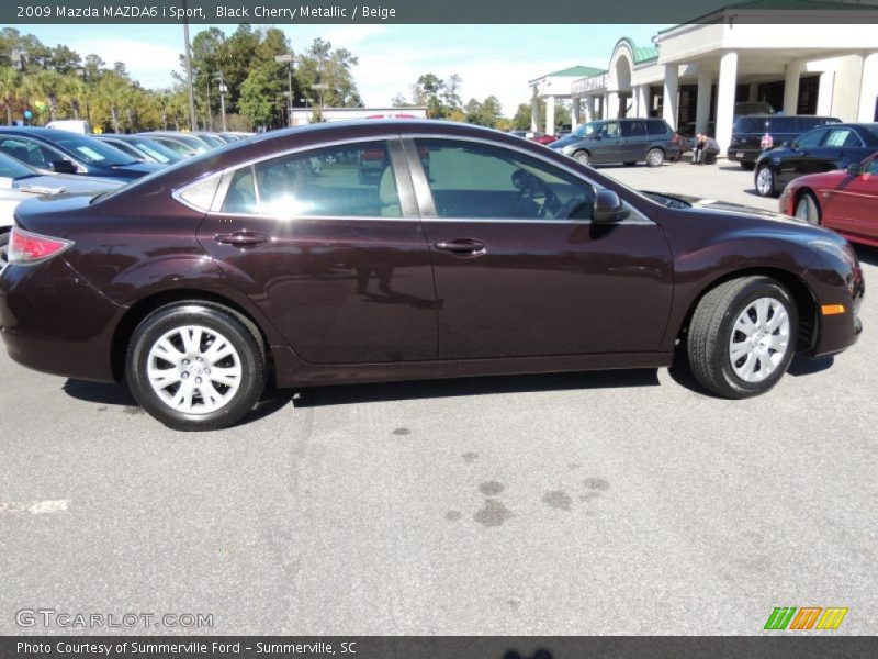 Black Cherry Metallic / Beige 2009 Mazda MAZDA6 i Sport