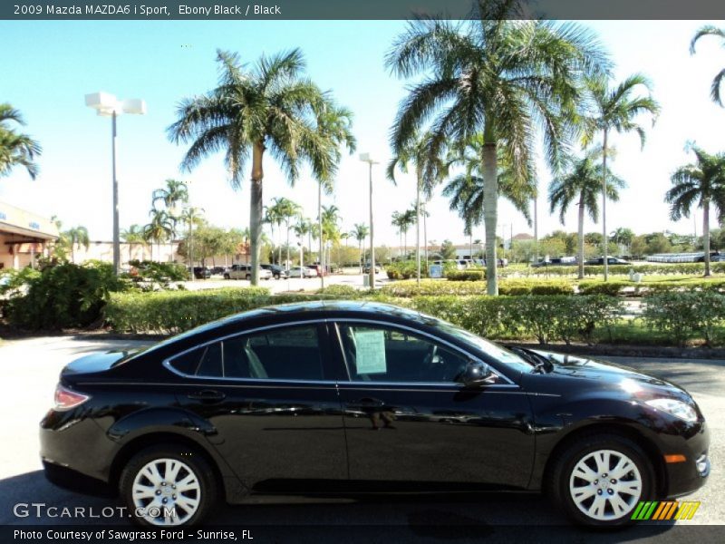 Ebony Black / Black 2009 Mazda MAZDA6 i Sport