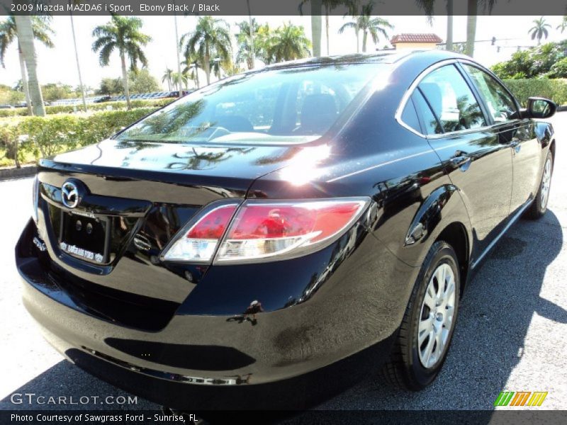Ebony Black / Black 2009 Mazda MAZDA6 i Sport