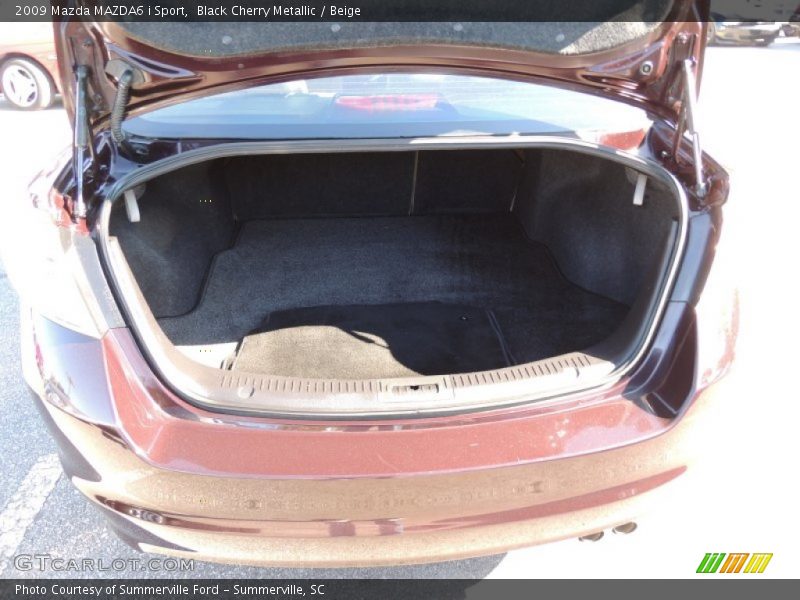 Black Cherry Metallic / Beige 2009 Mazda MAZDA6 i Sport