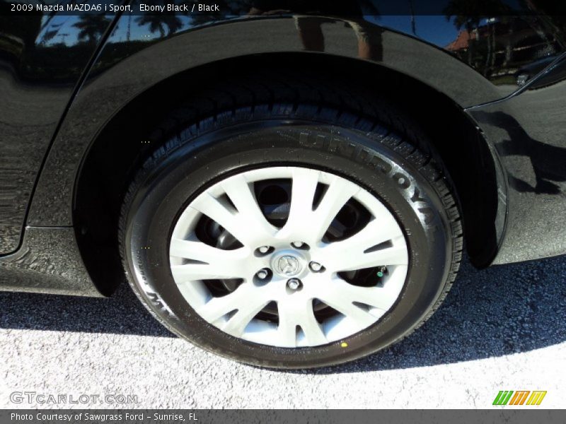 Ebony Black / Black 2009 Mazda MAZDA6 i Sport