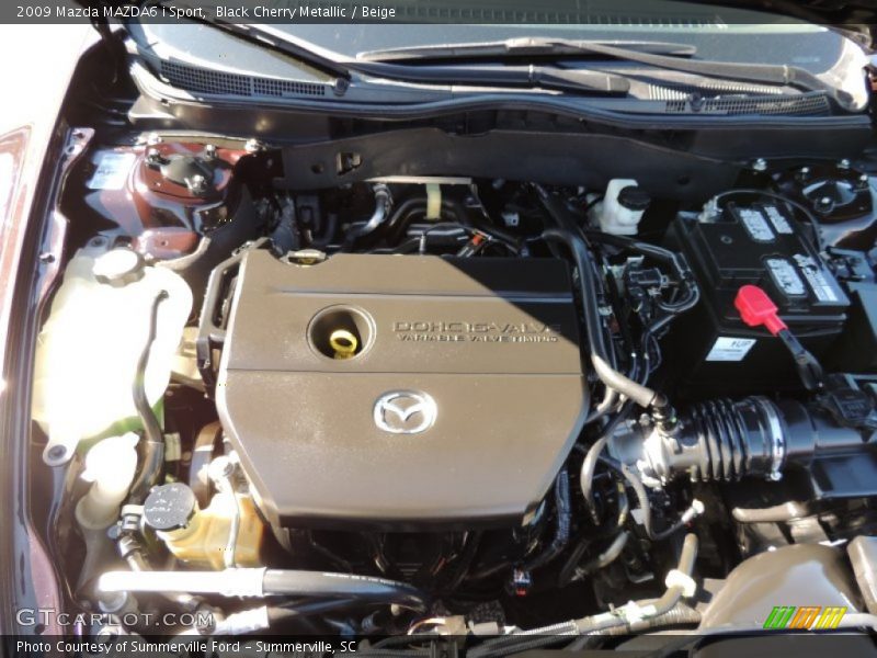 Black Cherry Metallic / Beige 2009 Mazda MAZDA6 i Sport