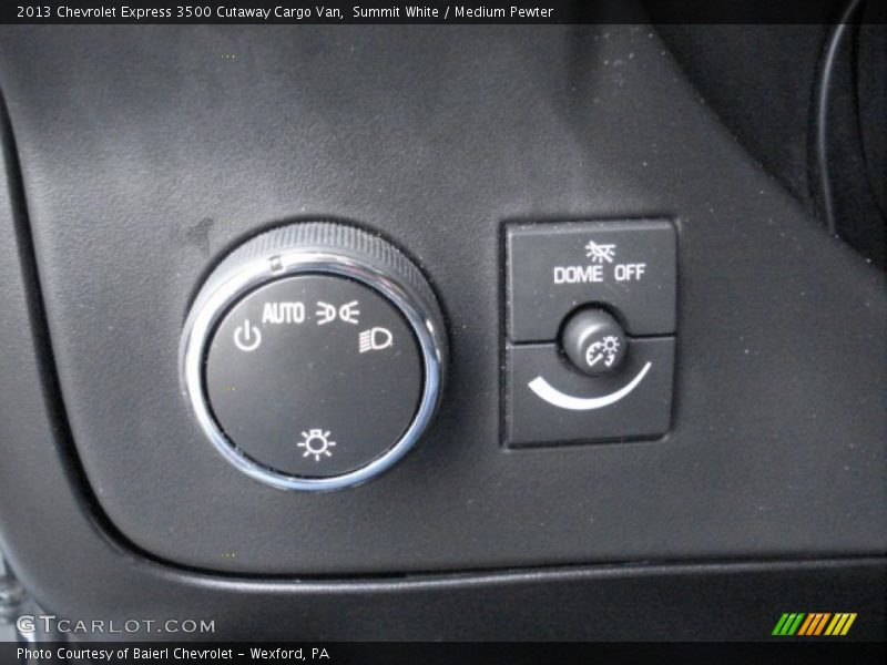 Controls of 2013 Express 3500 Cutaway Cargo Van