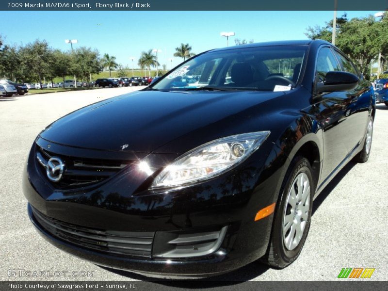 Ebony Black / Black 2009 Mazda MAZDA6 i Sport