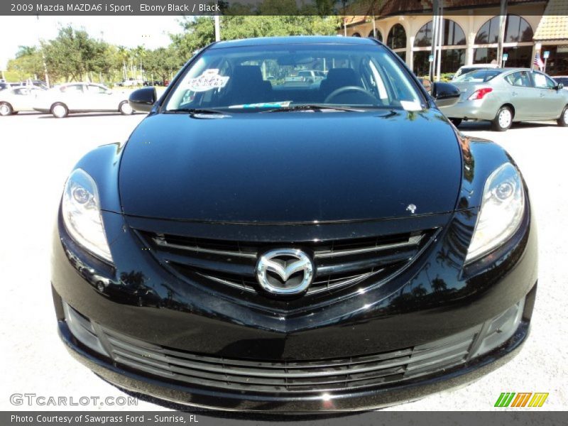 Ebony Black / Black 2009 Mazda MAZDA6 i Sport