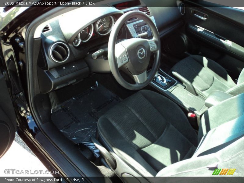 Ebony Black / Black 2009 Mazda MAZDA6 i Sport
