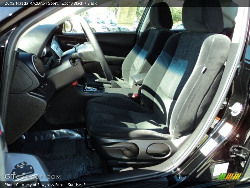 Ebony Black / Black 2009 Mazda MAZDA6 i Sport