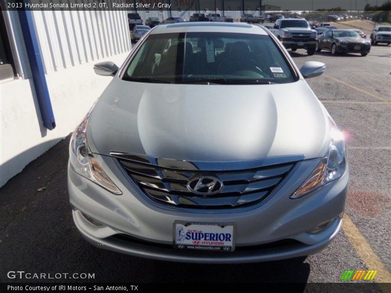 Radiant Silver / Gray 2013 Hyundai Sonata Limited 2.0T