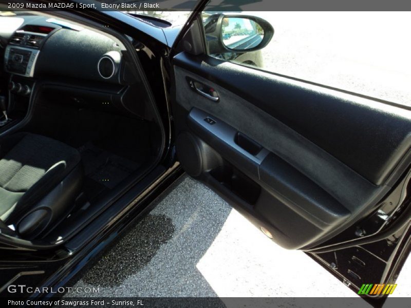 Ebony Black / Black 2009 Mazda MAZDA6 i Sport