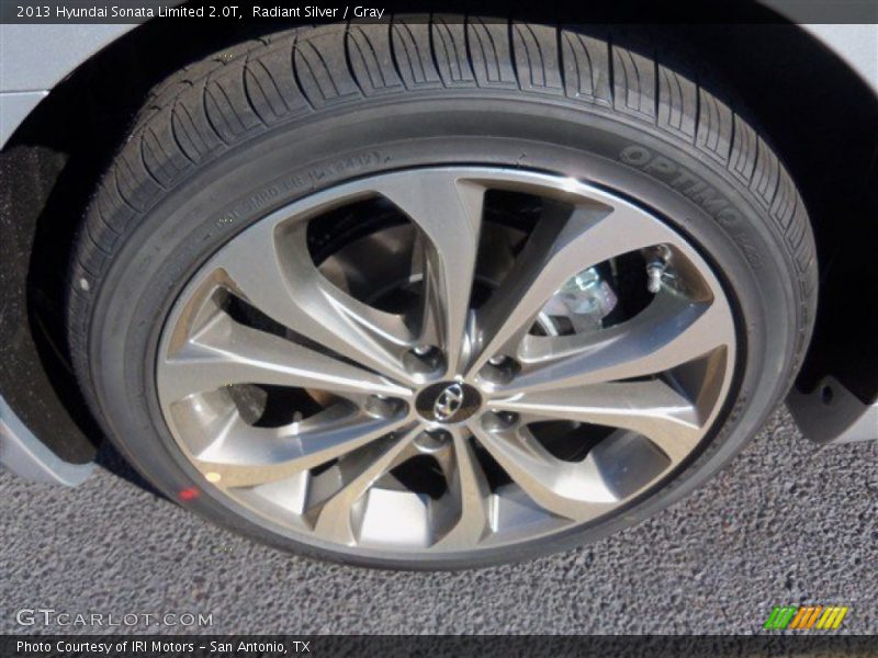 Radiant Silver / Gray 2013 Hyundai Sonata Limited 2.0T