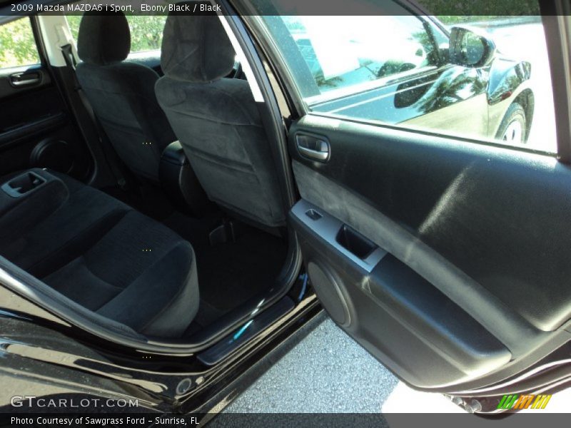 Ebony Black / Black 2009 Mazda MAZDA6 i Sport