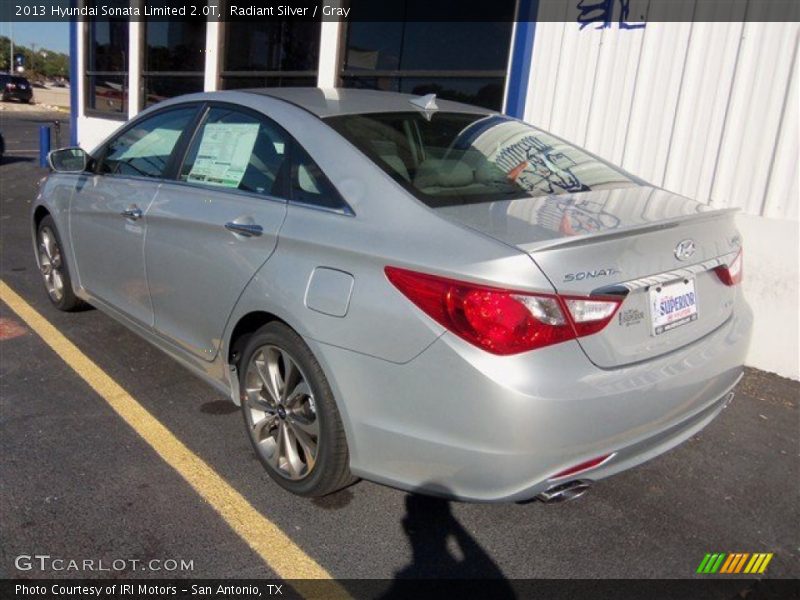 Radiant Silver / Gray 2013 Hyundai Sonata Limited 2.0T