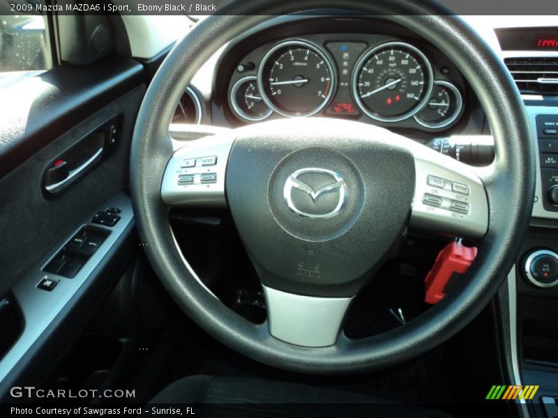 Ebony Black / Black 2009 Mazda MAZDA6 i Sport