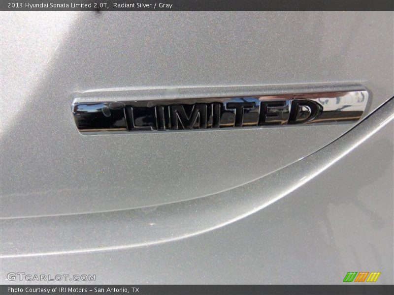 Radiant Silver / Gray 2013 Hyundai Sonata Limited 2.0T